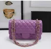 CC Çanta Tasarımcı Çantalar Klasik Crossbody Flep Omuz Çantası Cowhide Orijinal Deri Moda Cüzdan Altın Zincir Omuz Çantaları Kadınlar İçin Çantalar CC Çantalar