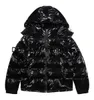 Sudadera con capucha Trapstar London cálida de invierno para hombre, chaqueta con capucha desmontable, abrigo con letras bordadas en negro y rojo 3 O1r0 948