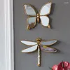 Decoratieve beeldjes Wanddecoratie Hanger Hars Libel Ornamenten Vlinder Achtergrond Dierenelementen Retro Woonkamer