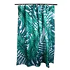 Rideaux de douche Rideau Tropical Salle de bain Drapé Fenêtre imperméable pour accessoires complets