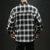 Mannen Casual Shirts 2023 Lente Herfst Winter Hoge Kwaliteit Plaid Losse Streetwear Lange Mouwen Retro Flanel Mannen