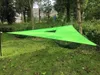 Camp Furniture Multi Person Hammock 3 Point Design Portable Multifunctional Triangle Aerial Mat Bekväm för utomhuscamping sömn