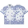 designer skjortor casablanc hawaii skjortor klänning skjorta tryckmönster camicia unisex knapp men avslappnade skjortor m-3xl