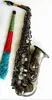 Best Quality A-992 Alto Saxophone E-Flat Matte Black Sax Mouthpiece Ligature Reed Neck Musical Instrument Accessories