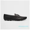 Mocasines de cuero cepillado negro para hombre, mocasines planos con plataforma Penny Oxford, zapatillas informales para conducir, zapatos de goma para fiesta de boda y negocios