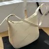 HELOISE BAG In Supple Leather Hobo Underarm Bag New Luxury Designer Zipped Closure Shoulder Bags Canvas Women's Handbag