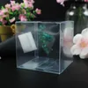 Gift Wrap General Square Clear PVC Boxes Wedding Favor Gift Packaging Box Transparent Party Candy Bags Chocolate ToysjewelryCandy Bag 231027