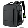 Sac à dos 40l hommes extensible USB Charges masculins Bagpack de l'ordinateur portable de grande capacité