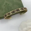 Bracelet de luxe et atmosphérique pour hommes et femmes, lettres réglables, doré, rétro, tendance, classique, cadeau magnifique