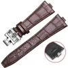 Suitable for Jiangshi Dandun VC Crossover Four Seas 4500v5500v Quick Release Genuine Leather Watch with Raised Mouth Chain Accessories