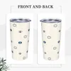 Tumblers Evil Eyes Talismans Gobelet isolé sous vide dessin animé beauté cils tasses à café avec couvercle paille voiture tasse anti-déversement 20oz