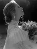 Prinzessin Weißes A-Linien-Brautkleid im Vintage-Stil, viktorianisches Brautkleid, Stehkragen, Spitzenapplikationen, Perlen, Perlen, lange Ärmel, Brautkleider 2024