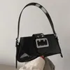 Sacos de cintura 2023 estilo coreano prata luxo sela design de moda mulheres y2k bolsa de ombro pu couro tote crossbody