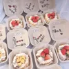 Take Out Container Burger Snack Verpackung 10/20 Stück Lebensmittel Backen Kuchen Boxen Schüssel Lunchbox Bento Dessert Home Einweg mikrowellengeeignet