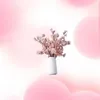 Flores decorativas simuladas em flor de cerejeira: experimente alto realismo com flores criptografadas