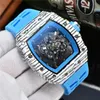 New Mens Womens Fashion Watch Multiple Styles Silicone Strap Quartz Skeleton Watches