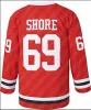 69 Shoresy SudBery Blueberry Letterkenny Hockey Jersey Rood Zwart Blauw Aangepast elk nummer elke naam