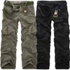 Pantaloni da uomo Pantaloni cargo da uomo di alta qualità Pantaloni militari multitasche larghi casual Pantaloni lunghi da uomo Camo Joggers Plus Size 28-40 231027