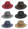 Berets Wolle Damen Herren Chapeu feminino Fedora Hut für Gentleman elegante Laday Gold Sombrero Cap Panama Top 20