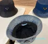 Projektantka jakość moda mężczyźni kobiety kapelusz w wysokim końcu spersonalizowanego umytego ciężaru dżinsowego kubełka czapka n Nowa wykwintna letnia turystyka przeciwsłoneczna 102976