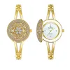 Relojes de pulsera Reloj de pulsera de lujo ligero y lleno de diamantes para mujer, Reloj de pulsera elegante a la moda, Reloj resistente al agua de cuarzo, Relojes para mujer V48