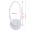 Wall Lamp LED Light Modern Acrylic Sconce 12W AC90-260V Oval Shape Indoor Bathro