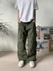 Pantaloni da uomo Pantaloni cargo Y2K Salopette multitasche Uomo Harajuku Pantaloni larghi da donna casual Pantaloni oversize dritti per pulire Primavera Autunno 231027