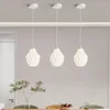 Lampy wiszące nowoczesne oryginalność żyrandol szyszka minimalistyczna restauracja sypialnia salon sufit Lekkie lampiony wewnętrzne lampiony