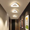 Ceiling Lights Modern LED Golden Light For Living Room Corridor Balcony Foyer Luster Round Aisle Lamp Home Decoration Lighting Fixtures