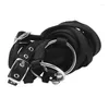 Hundkrage Justerbar ridutrustning Halter Bridle With Bit and Rein Belt för Equestrian Accessories Soft Thicken Large