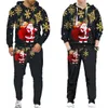 Clothing Sets Funny Family Christmas Santa Holiday Parents Kids Matching Hoodie Pants Tracksuit Year Party Xmas Wear Sweatshirts/Suits 231027