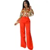 Women's Two Piece Pants Sexy Jumpsuits For Women Dressy Formal Long Sleeve Straight Suits Clubwear With Pockets