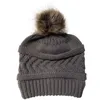 Cappello di lana da donna Lady Winter Warm Pom Berretti a coda di cavallo Cappelli lavorati a maglia Cappello a coda di cavallo hip-hop per adulti moda