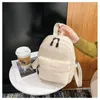 Schultaschen 2023 Mini Frauen Rucksäcke Trend Nylon Weibliche Tasche Kleine Weiße Rucksack Für Teen Mädchen Student Casual Rucksack