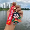 Wholesale Bulk Anime Car Keychain Charm Accessories Cute Key Ring Cute Juvenile Boxing Couple Students Personalized Creative Valentine's Day Gift 5 Style DHL