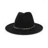 Berets Men And Women Hand-knitted Decorative Felt Hat Artificial Wool Blend Winter Fedora Hats Bowler Lady Jazz Wholesale