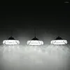 ペンダントランプモダンなLEDクリスタルガラスハンギングランプシャンデリア天井ライト110V 220Vレストランバー