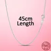 Catene 2024 Clavicle Chain 925 Silver Link Collana girocollo per donne collane di chiusura di aragosta