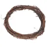 Dekorativa blommor 10st Grapevine Wreath Vine Branch Oavslutad ring Garland för DIY Craft Rattan Front Door Wall Hanging Base