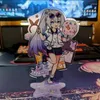 Nyckelringar anime akrylstativ modellplatta skrivbord dekor stående tecken karaktär spel honkai påverkan 3 elysia söt liten flicka homu fans gåvor