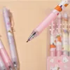 PCS/LOT Creative Magic Gel Pen Set Söt 0,5 mm svart bläck Signatur Pennor Presentförhållanden Office School Supplies Wholesale