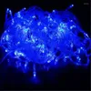 Cadenas 33 pies LED de navidad Luz impermeable 10m 100led Party Holiday Holding Luces decorativas de boda Garland de hadas