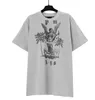 Men's T shirts Graffiti Tees Palms Palmangel City Designer Limited Inkjet Graffiti Letter Printing Men's Women's Sailboat Short-sleeved Casual Tops Mens Tees