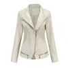 Veste en cuir PU pour femme, Streetwear, mode dames, printemps automne, vestes de moto Slim, manteaux grande taille S-4XL