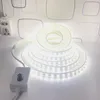 Bandes Bande LED réglable 220V IP65 Bande 120 LED s/M Ruban Lumières SMD 2835 Lumière Flexible Étanche 20M 30M 50M 100M