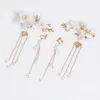 Hair Clips Ancient Children's Hairpin Step Shake Antique Butterfly Clip Earrings Sets Accessories For Girls