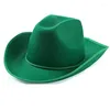 Berets Irish National Day Shamrock Hat St Patricks Party Family Gathering Beard F0T5