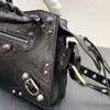 7a neo cagole crossbody çanta motosiklet tote lüks bb tasarımcı vintage orijinal deri omuz çantaları cüzdan en kaliteli kadın çanta perçin punk çanta