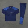 23 24 Kinder- und Erwachsenen -Trainingsanzug Milik Payet Marsei Survetement Fottball Training Anzug Vest Maillot 2023 2024 Om Man Tracksuit Football Jogging Set