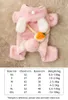 Cat Costumes Cats Dogs Kawaii Design Four Feet Clothes With 3D Carrot Bag Puppy Winter Warm Outdoor Role Play